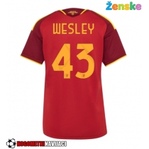 Ženske Nogometnih dresov AS Roma Wesley Franca #43 Domači 2026-27 Kratki rokavi